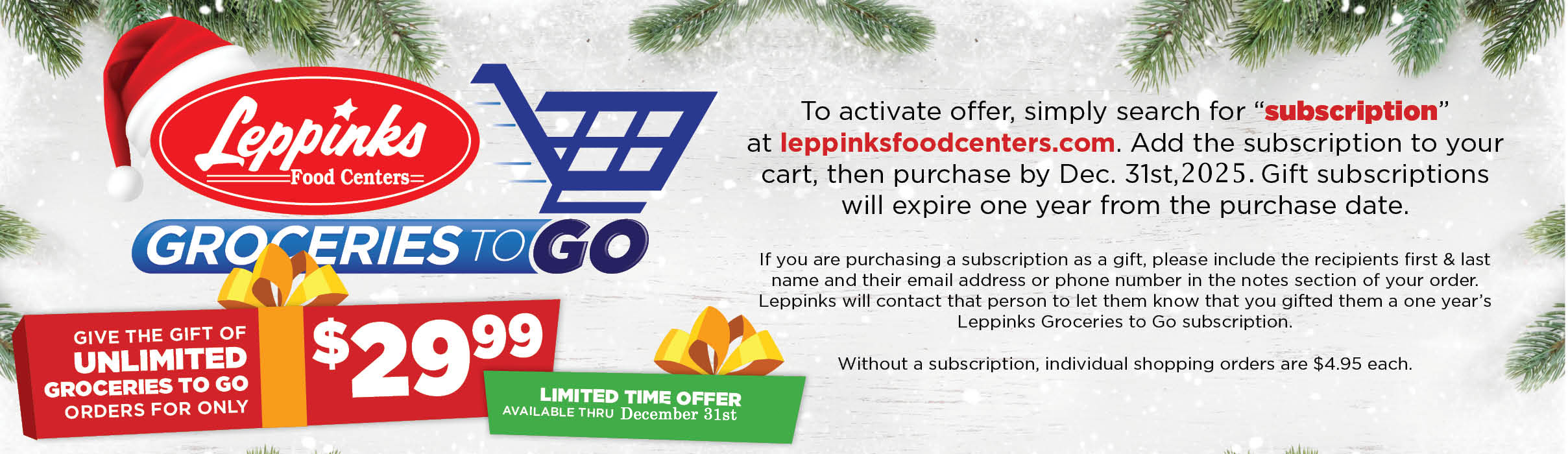 Christmas Website Glider 2025